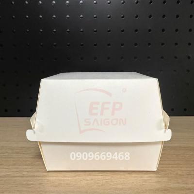HỘP GIẤY TRẮNG ĐỰNG HAMBURGER-BÁNH BAO